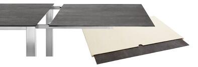 Auszugsplatte, Auszug, Tisch mit Auszug